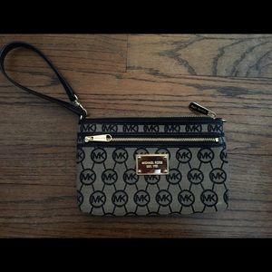 Michael Kors Black Wristlet